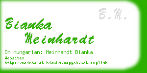 bianka meinhardt business card